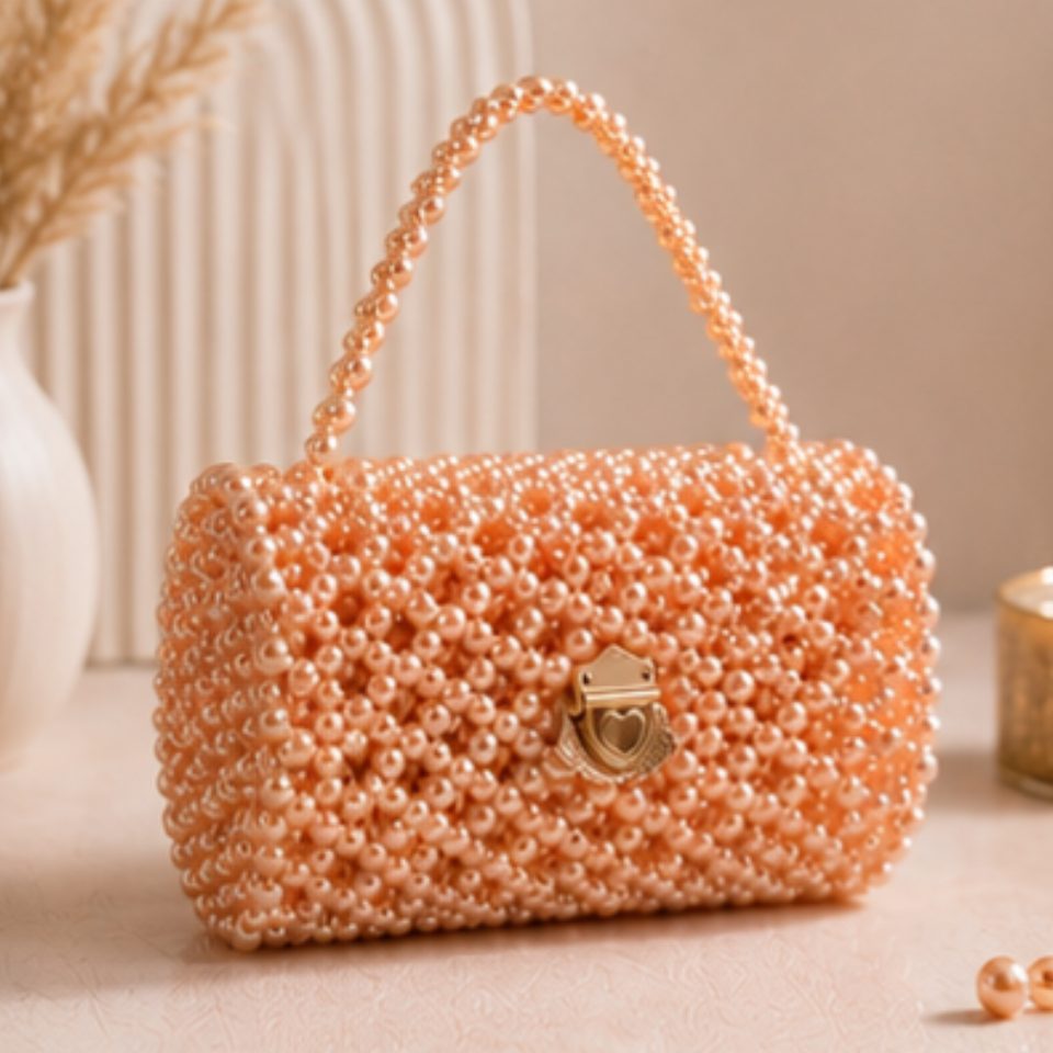 Handmade bead bag